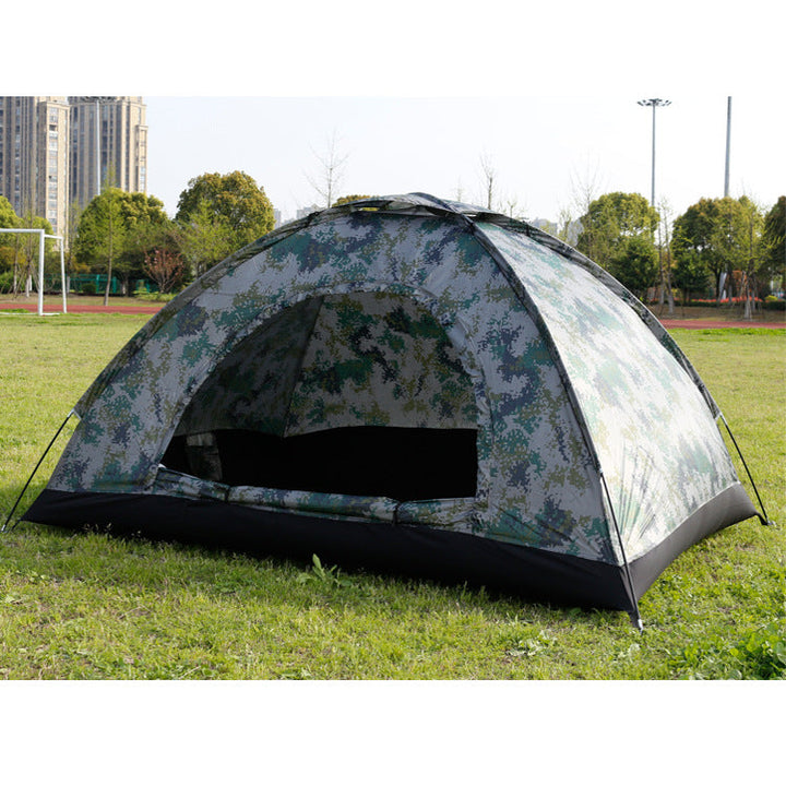 Experience the Great Outdoors with the 3-4 Person Camouflage Camping Mountaineering Tent