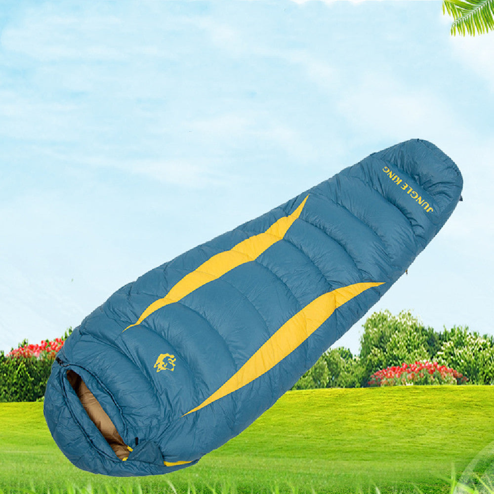 Experience the Great Outdoors with the Thickened Down Camping Sleeping Bag