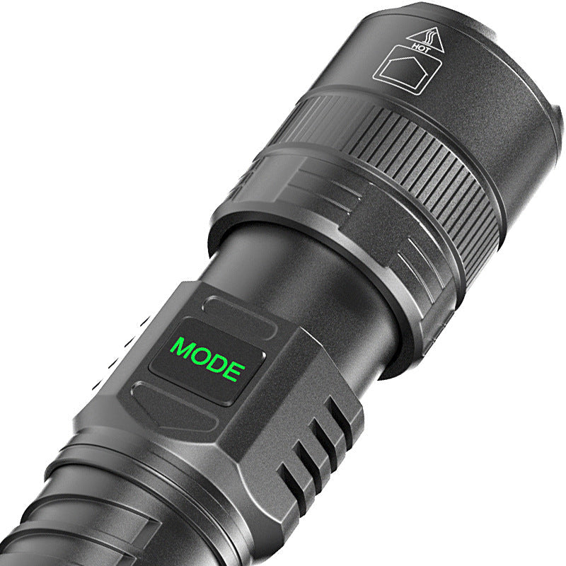Illuminate Your Adventures with the USB Rechargeable Telescopic Camping Flashlight