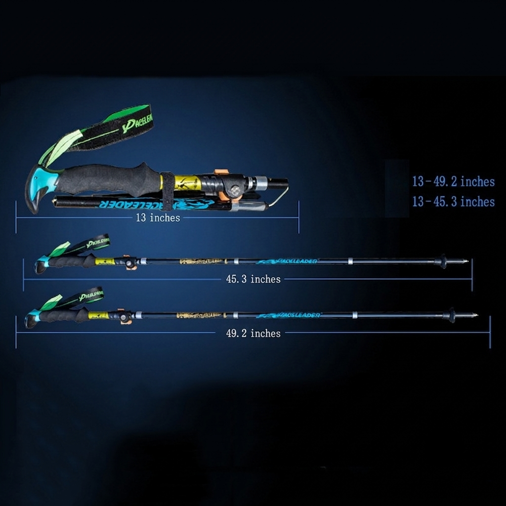 Retractable Folding Trekking Pole
